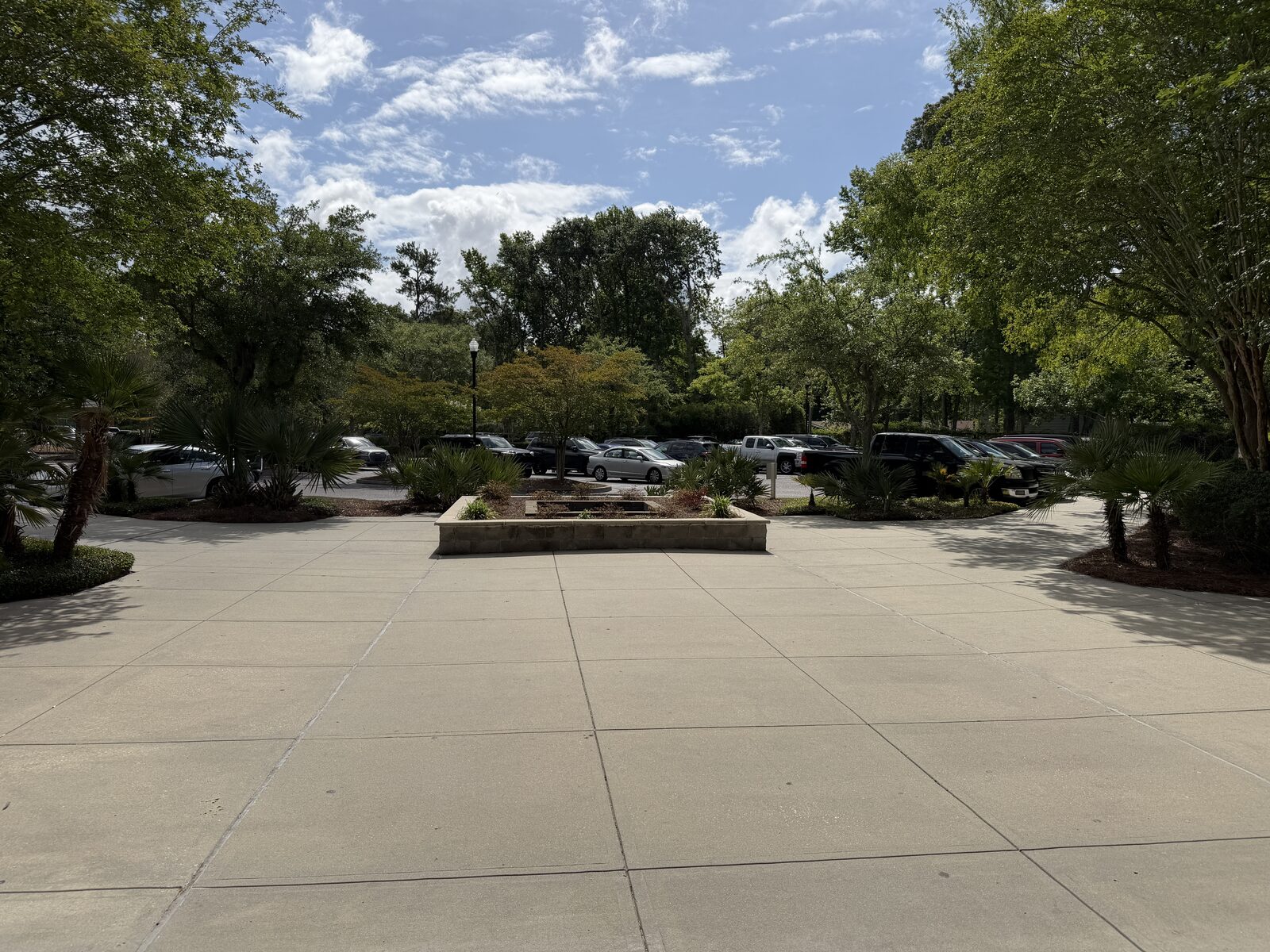 Free building parking lot at Charleston West